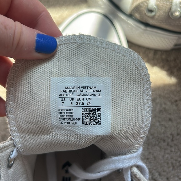 Converse All Star brown/tan High-Tops PLATFORM - Picture 6 of 6